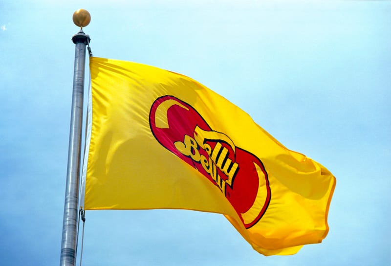 yellow jelly belly flag