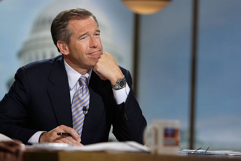 Brian Williams in studio