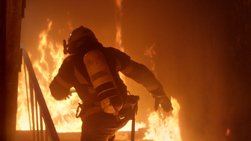 The fire spread to the home's attic before it was contained at about 6:30 a.m. on Tuesday.