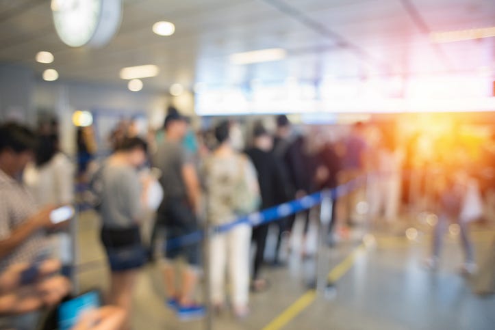 Airport security.