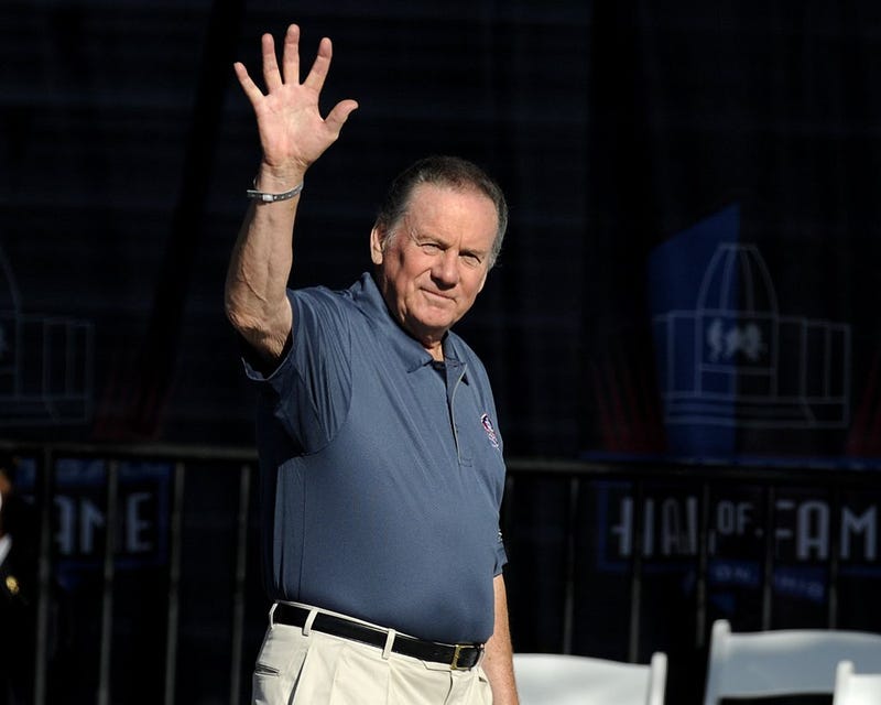 Len Dawson of the Kansas City Chiefs greets fans before the Class of 2008 Pro Football Hall of Fame Enshrinement Ceremony at Fawcett Stadium on August 2, 2008 in Canton, Ohio.
