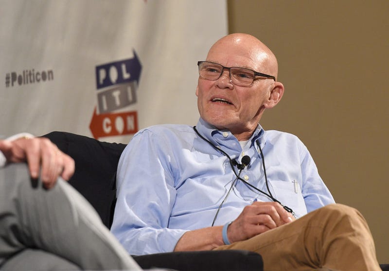 James Carville at 'Art of the Campaign Strategy' panel during Politicon at Pasadena Convention Center on July 29, 2017 in Pasadena, California.