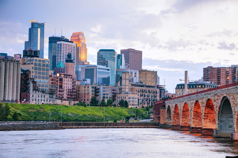 Minneapolis skyline. 