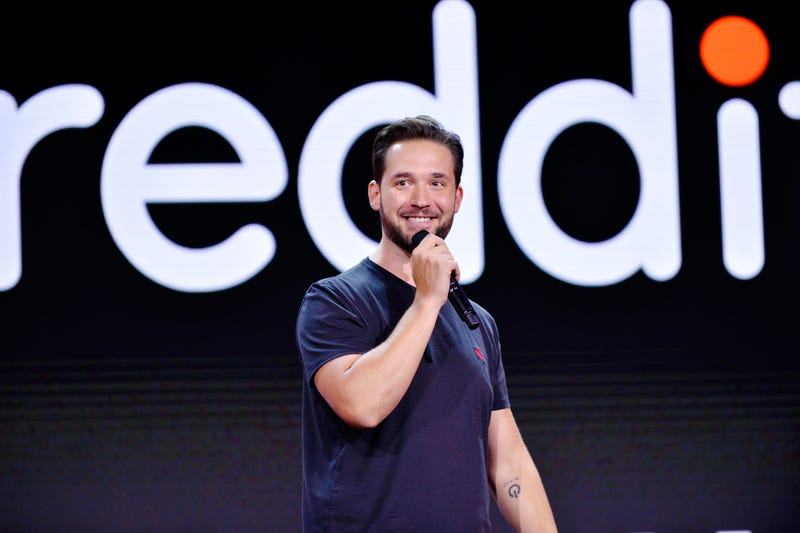 Reddit CEO Alexis Ohanian at a marketing summit in Los Angeles.