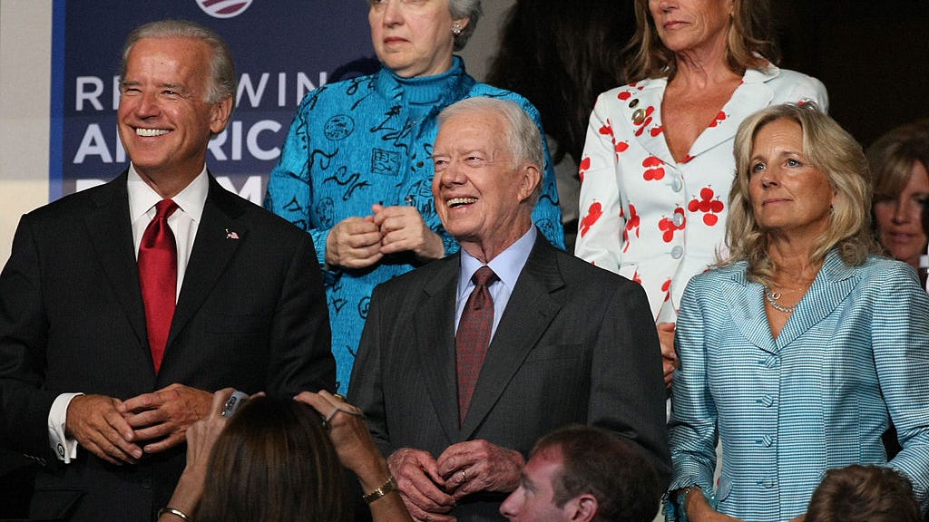 While Jimmy Carter remains in hospice, Biden says he’ll give his eulogy