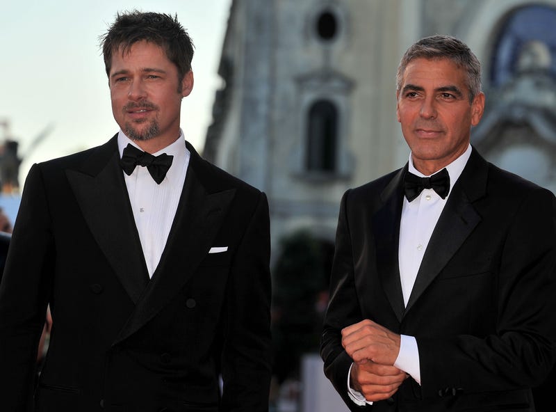 George Clooney and Brad Pitt