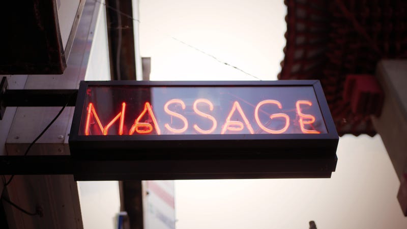 Massage parlor sign