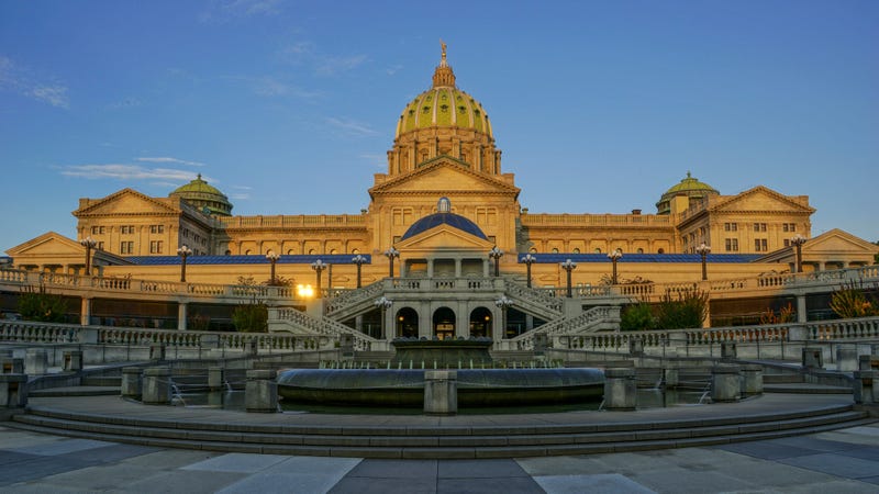 The Pennsylvania State Capitol.
