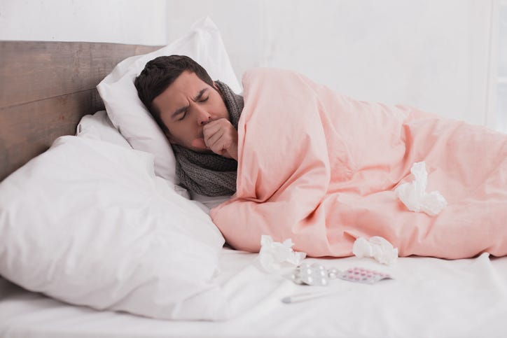 sick with the flu