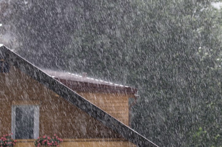 raining