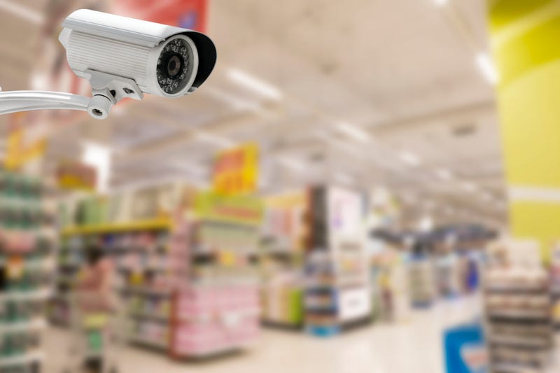 surveillance camera inside shop
