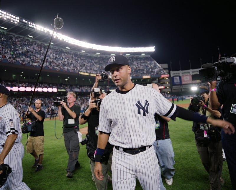 Derek Jeter spent his entire career with the Yankees. 