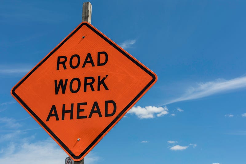 Road Work sign 