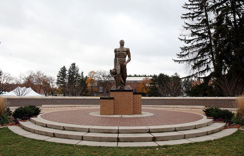 The Sparty statue at MSU