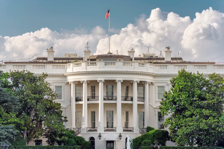 The White House in Washington DC