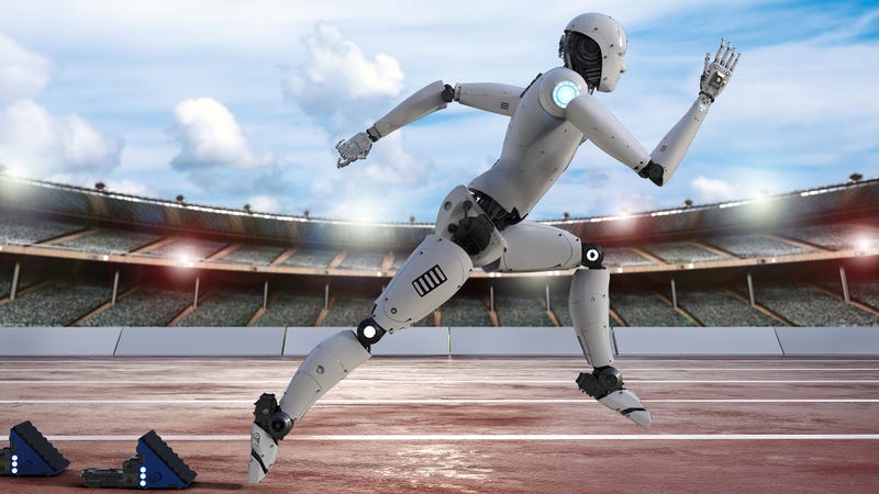 Robot Running
