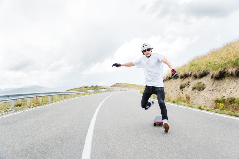 high speed falls from the board