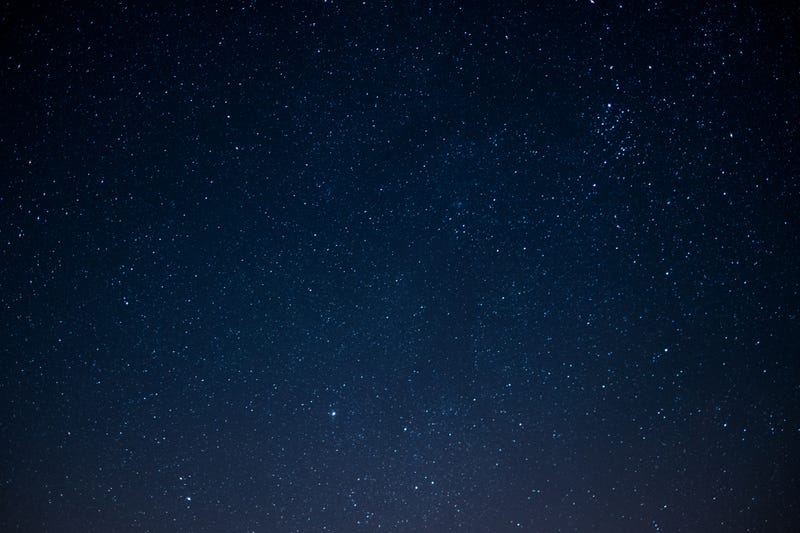 The night sky. 