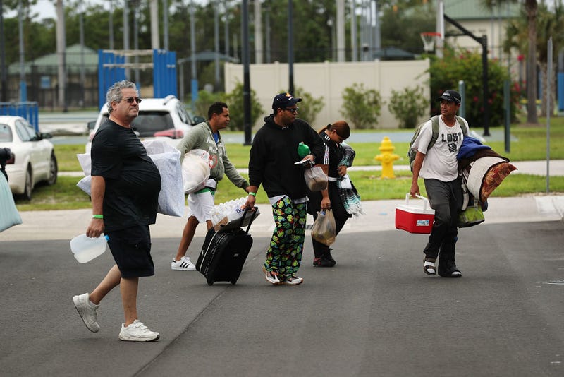 Evacuating Floridians