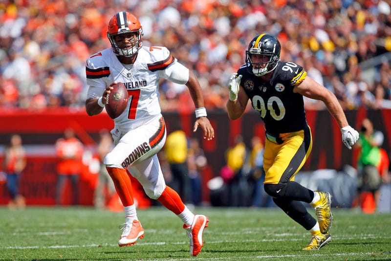 T.J. Watt chases down DeShone Kizer