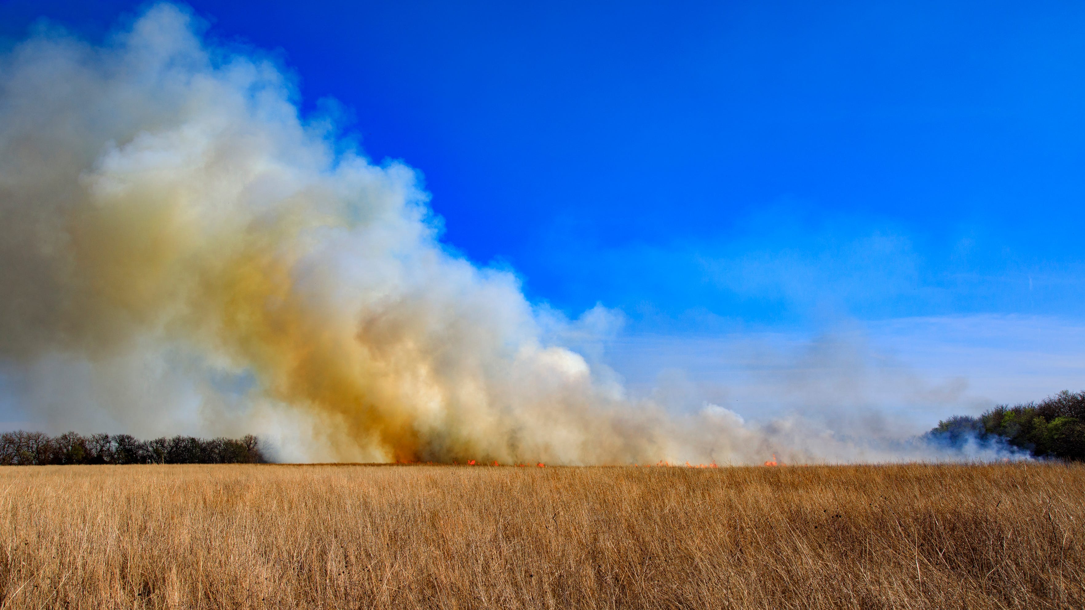 Smell smoke? It's coming from wildfires in Kansas