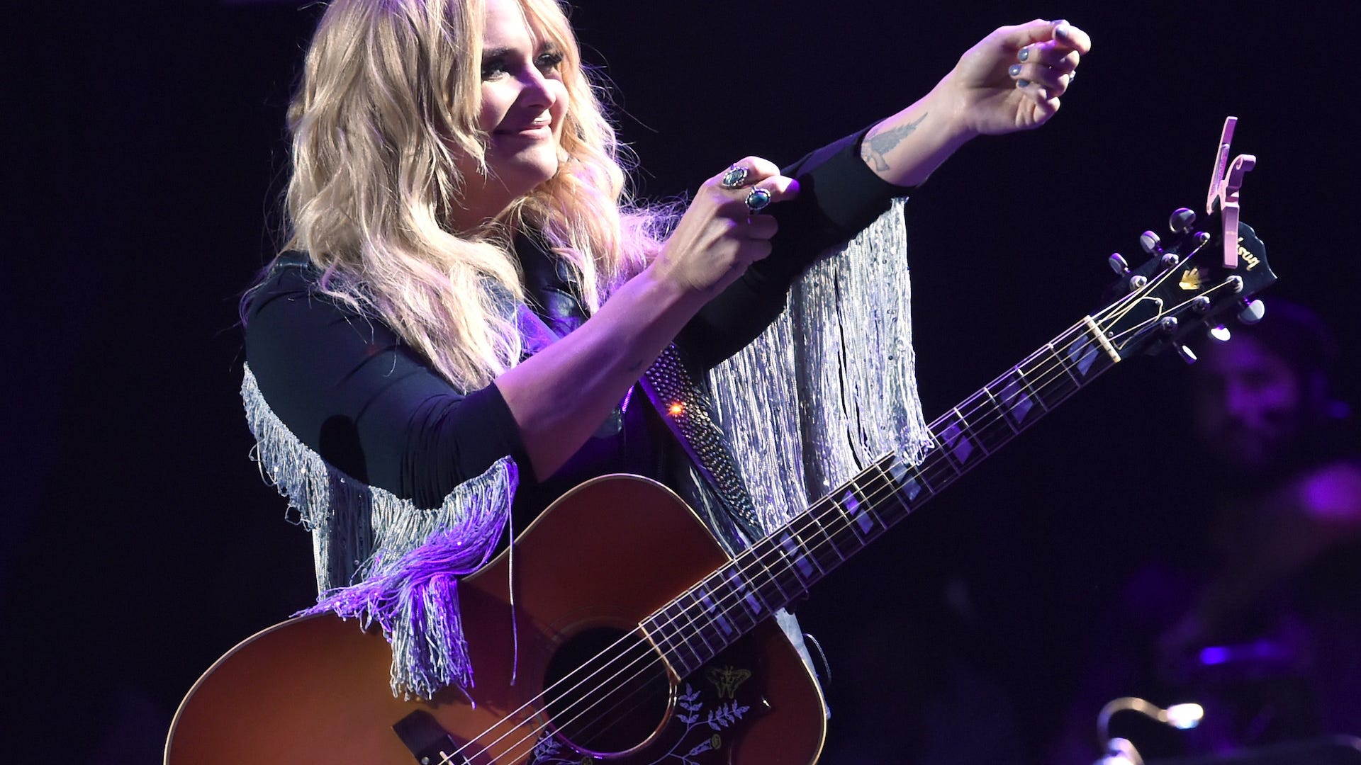 Watch as Miranda Lambert's first live performance in over a year brings her to tears