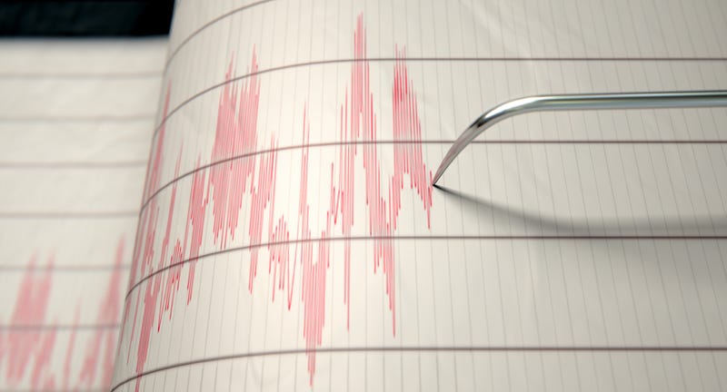 The earthquakes happened within a 13-second span.