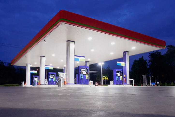 gas station