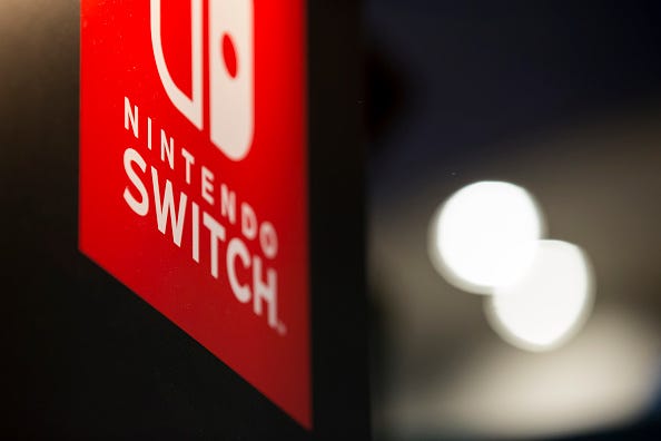 Nintendo Switch logo.