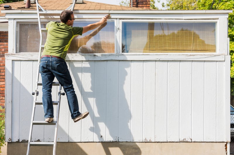 Guy on ladder