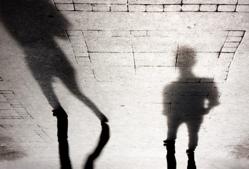 A tall shadow, short shadow side-by-side