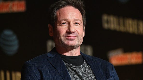 David Duchovny, 61, shows off his buff body wearing iconic ‘X-Files’ red Speedo 27 years later