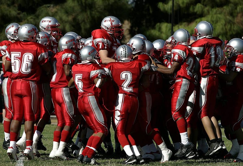 Deaf football players.