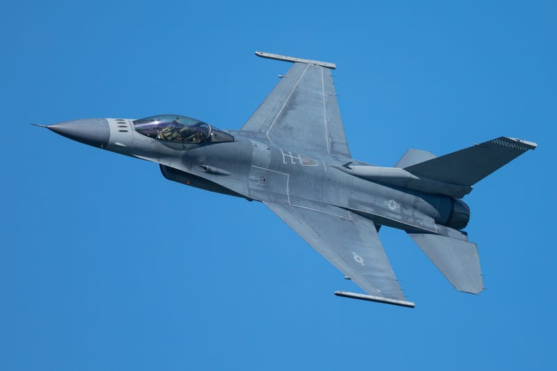 Stock photo of F-16 fighter jet