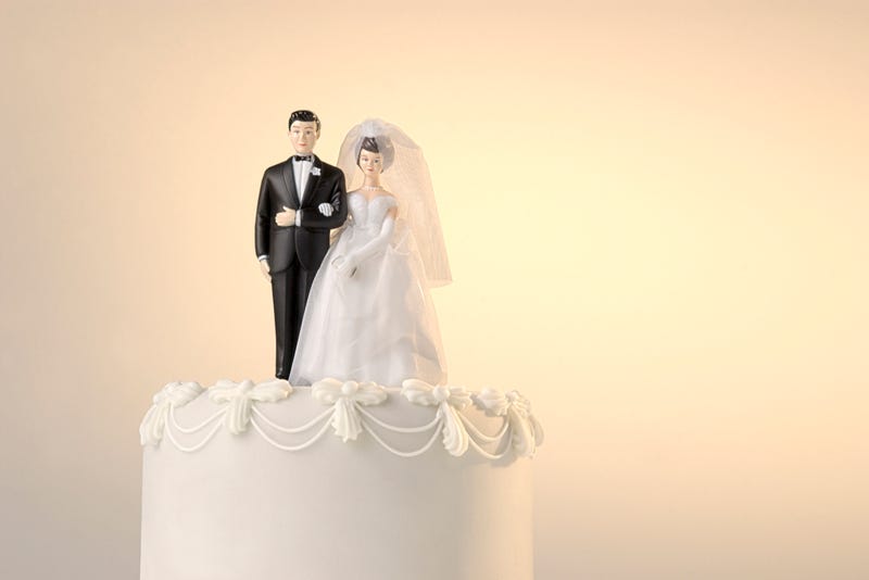 Wedding cake topper. 