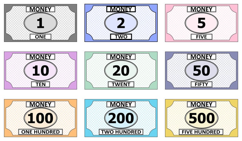 Monopoly money