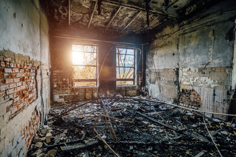 Burnt house