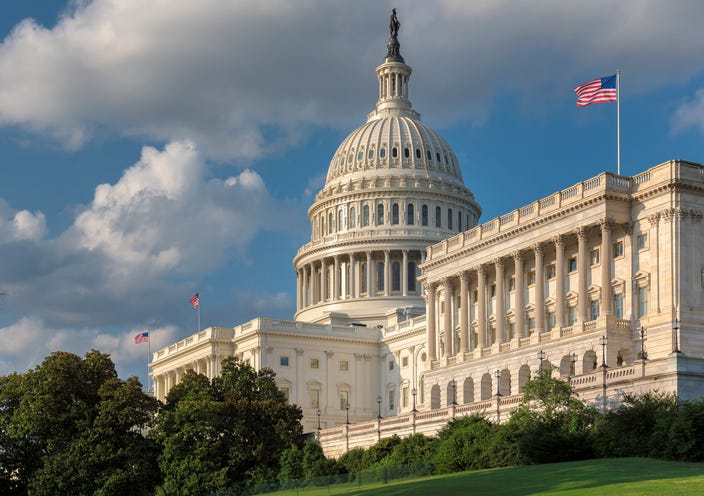 U.S. Capitol building. 