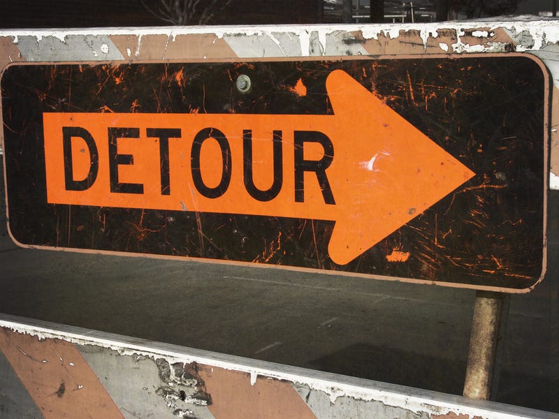 Detour sign