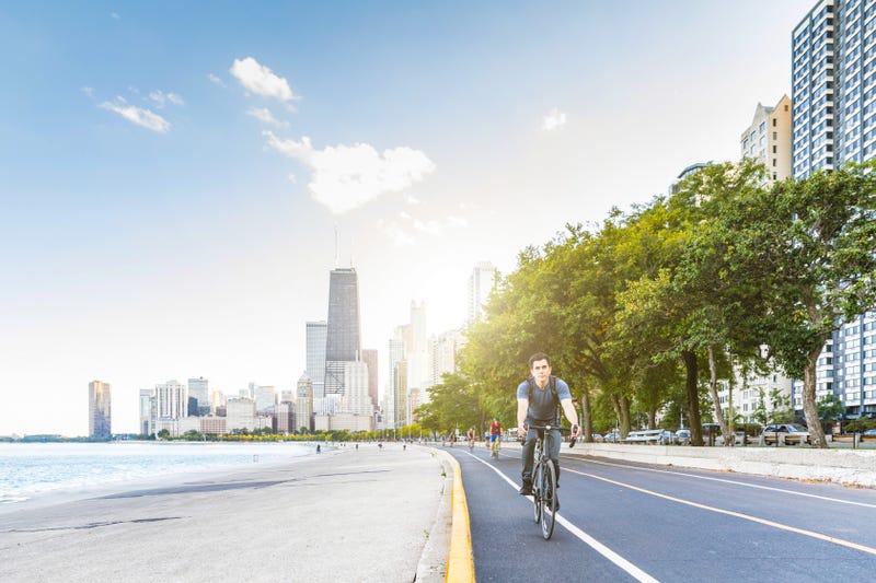 biking