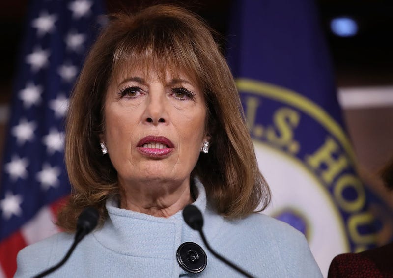 Rep. Jackie Speier (R) (D-CA) speaks at a press conference on sexual harassment in Congress on November 15, 2017 in Washington, DC.