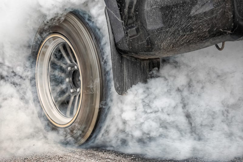 Burning tires