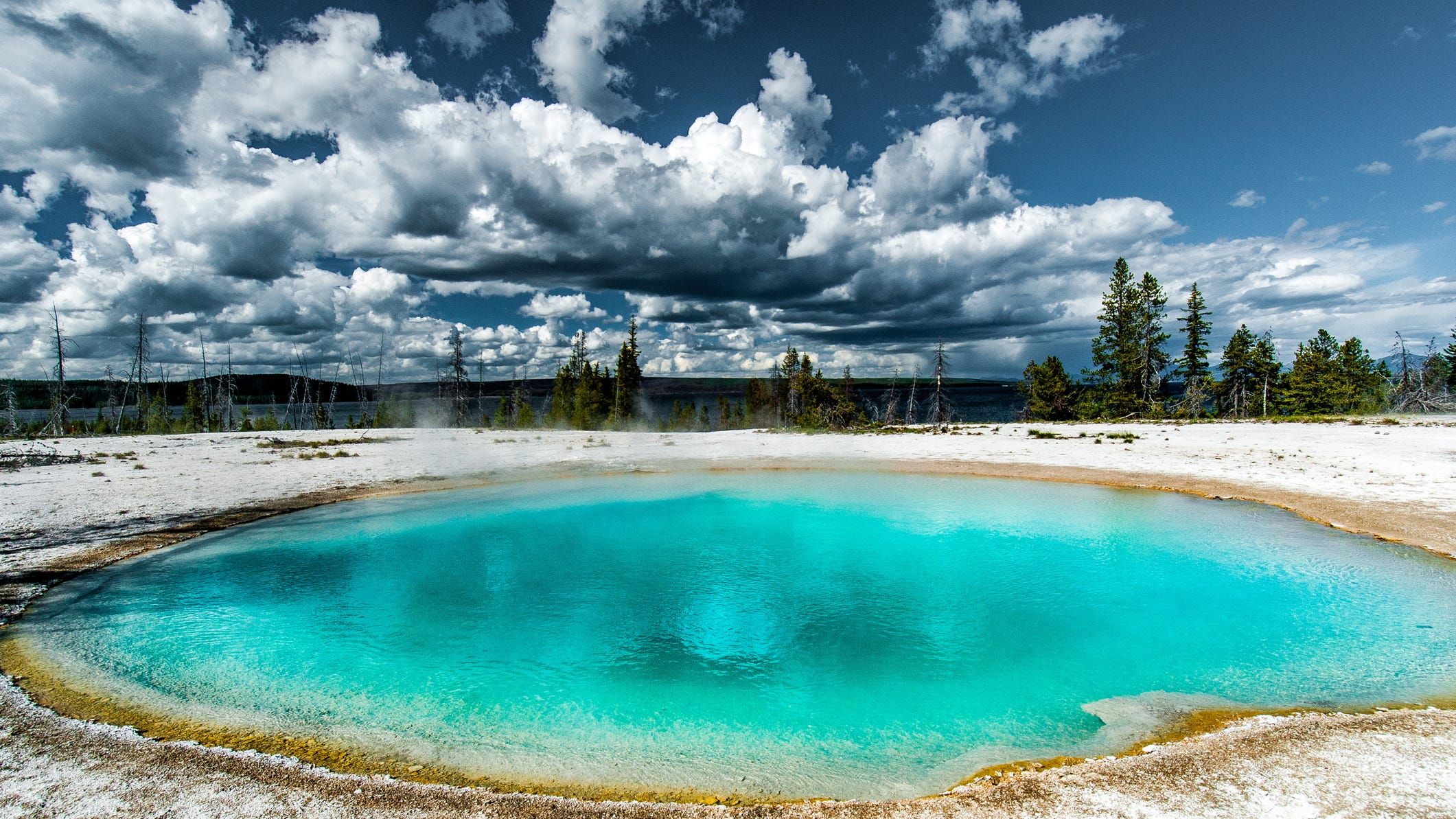 Yellowstone worker finds shoe with a foot in it floating in a hot spring