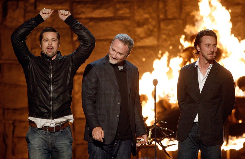 brad pitt, david fincher and edward norton