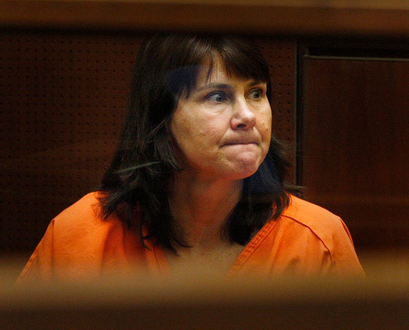 Veteran LAPD detective Stephanie Lazarus, 49, appears at the Criminal Justice Center for her arraignment on murder charges June 9, 2009 in Los Angeles, California.