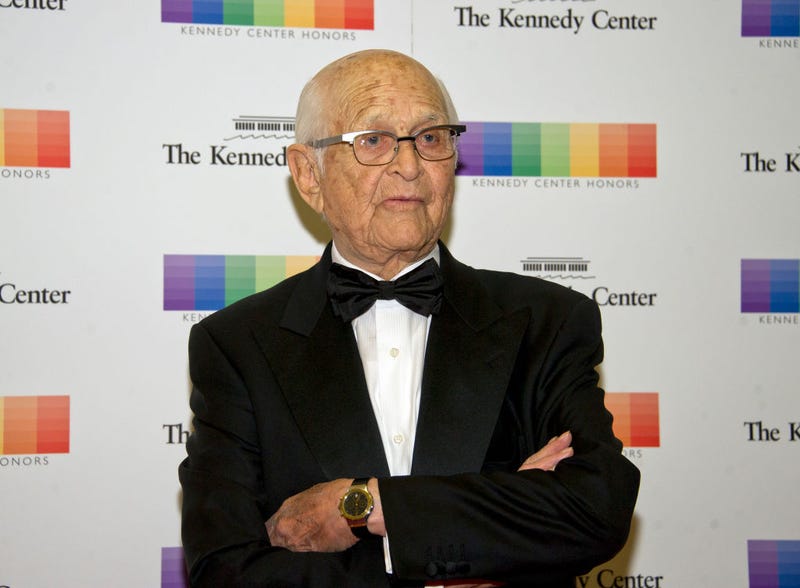 Norman Lear arrives for the formal Artist's Dinner honoring the recipients of the 40th Annual Kennedy Center Honors hosted by United States Secretary of State Rex Tillerson at the US Department of State on December 2, 2017 in Washington, DC. 
