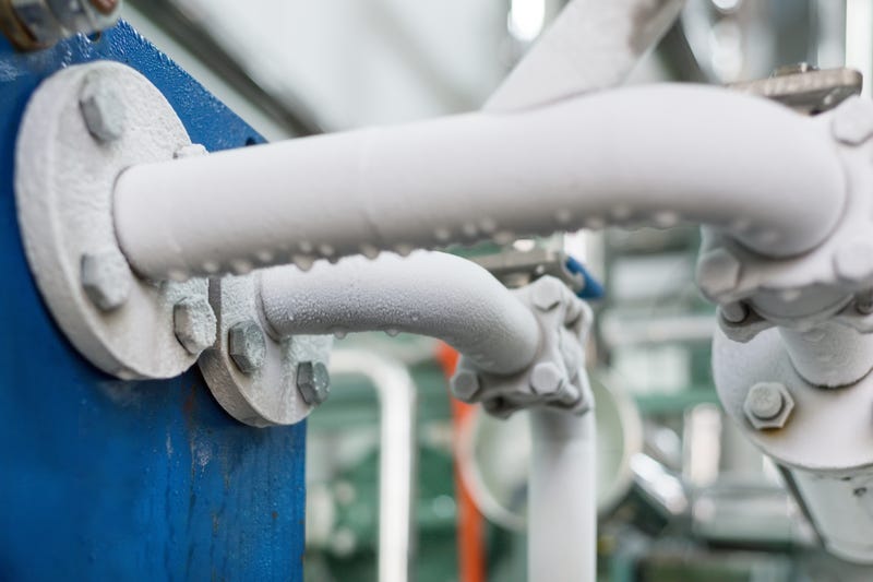 Frozen pipe