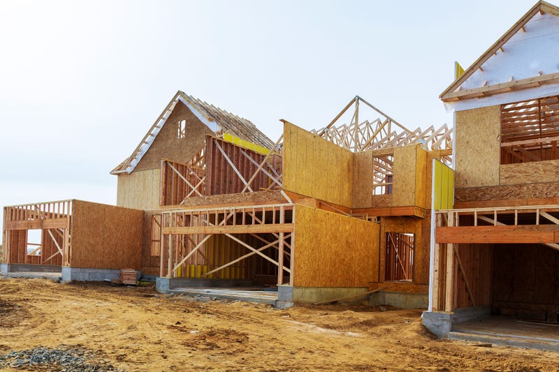 New construction of a house