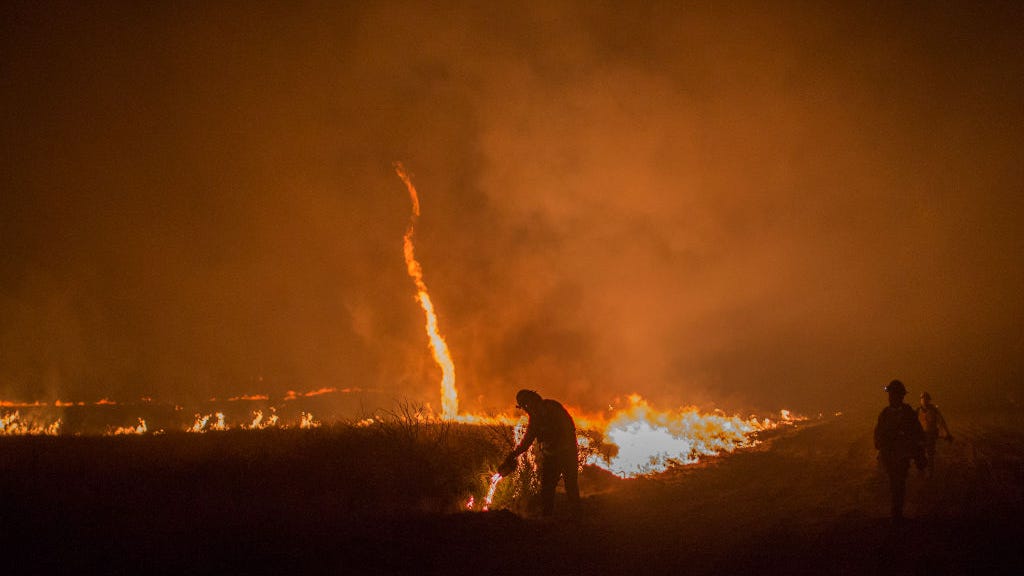'Fire whirls' spotted in California and Nevada, but what's causing them?