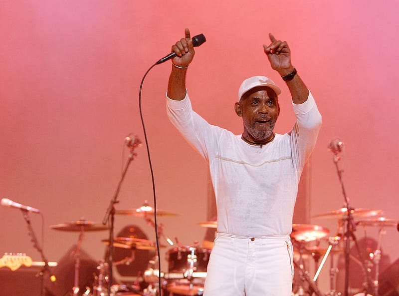 Frankie Beverly on stage